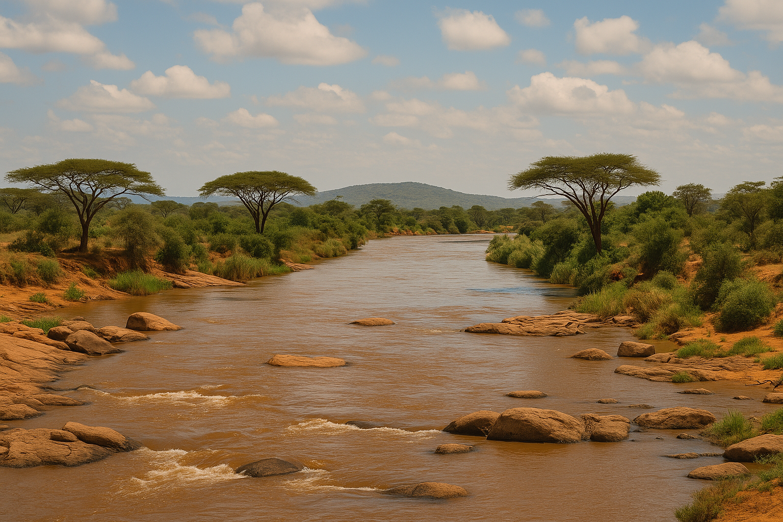 Galana River in Tsavo East